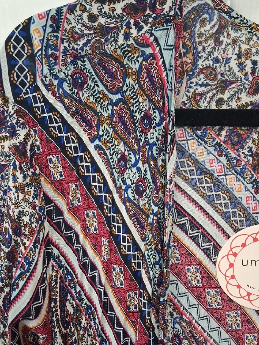 Umgee Floral & Paisley Mixed-Print Duster - Picture 3 of 6
